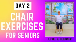 30 min Chair Exercises for Seniors | Cardio, Strength & Posture | Day 2