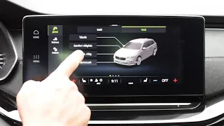 Skoda Octavia IV infotainment rendszer bemutatása