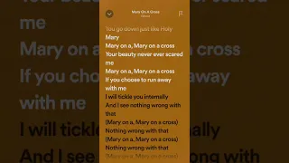 Ghost: Mary On A Cross (Speed Up) | #Lyrics