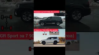 Сравнение работы полного привода Kia Mohave и Toyota Land Cruiser 300 #shorts