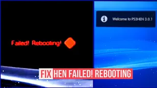 Fix PS3 HEN Failed | HEN not Starting up or freezing