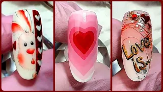 Nail Art Designs ❤️ TOP 10 Valentines Day Nails 2021 | Acrylic & Gel Nails Art Ideas