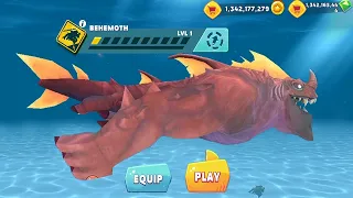 Hungry Shark Evolution ENEMY BEHEMOTH New Shark Mod - All 25 Sharks Unlocked Hack Gems Coins Mod