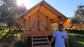 Глэмпинг SUP MARINA GLAMPING//15 км пешком// Голубицкая, Пересыпь