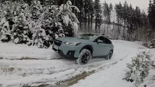 First snow test /Subaru XV 2.0i CVT/