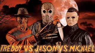 Freddy Krueger vs Jason Voorhees vs Michael Myers Part 1 (Stop Motion Film)