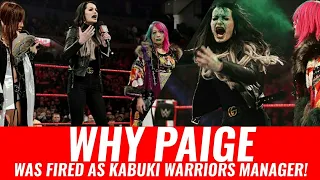 Why Paige Was "FIRED" As The Kabuki Warriors Manager!