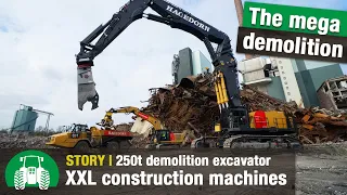 KMC 1600S: Germany’s Biggest Demolition Excavator (250t) | Hagedorn Group Pt.1 | Lünen Power Station