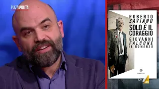 Roberto Saviano e il coraggio di Giovanni Falcone: "Il problema non è avere mai paura, ma è ...