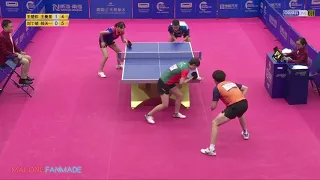 Wang Chuqin/Wang Manyu vs Liu Dingshuo/Qian Tianyi | 1/2 | 2020 China National Championships