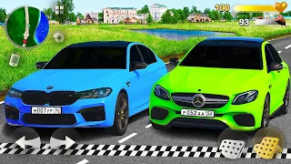 ГОНКА С РАЙЛЮХОЙ НА 100 000Р! BMW M5 F90 МЕРСЕДЕС Е63  🌊 HASSLE ONLINE МУРКА