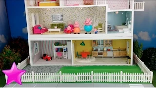 Peppa Pig en español Novela 11ª# LA CASA DE PEPPA PIG Dormitorio nuevo. Casas de muñecas.