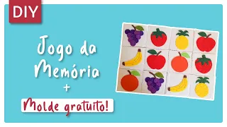 Como fazer Jogo da Memória / DIY / Molde gratuito