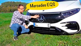 Mercedes EQS глазами тесловода. Детальный обзор.