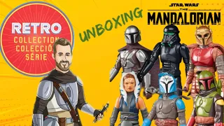 Star Wars Retro Collection Mandalorian Wave 2 Toy Review Unboxing Hasbro Kenner