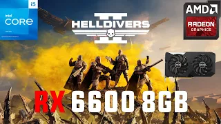 HELLDIVERS 2 RX 6600 (All Settings Tested 1080p)