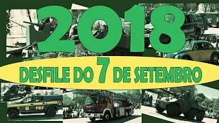 Desfile do 7 de setembro de 2018 Curitiba , alguns bons momentos: viaturas policia exercito bombeiro