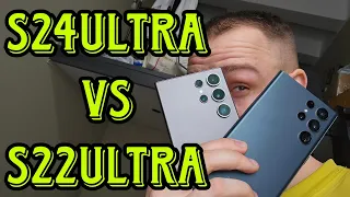 Samsung galaxy s24 ultra vs s22 ultra обзор и сравнение экранов а так же тест камер