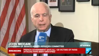 Exclusive interview with John McCain: "Putin's ambition is to keep Assad or a stooge in power"