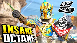 SOLO OCTANE & 25 KILLS GAME WAS INSANE (Apex Legends Gameplay)