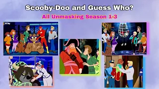 All Scooby-Doo and Guess Who season 1-3 unmasking for 6 minutes straight