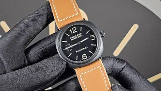 Monster Thick Panerai Radiomir Strap, 5mm Thickness with Sewn Classic Buckle on PAM00292 Ceramic 4K