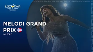 🇸🇯 Melodi Grand Prix 2023: MY TOP 9 (Final) | My Comments And Ratings | Eurovision 2023