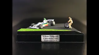 "Zandvoort 1975 Raça Força e Determinação" Diorama Copersucar FD03 Wilson Fittipaldi