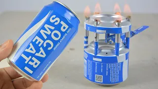 HOW TO RECYCLE SODA CAN  AND MAKE A NEW DESIGN ALCOHOL STOVE
