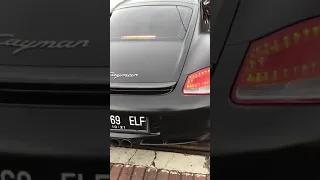 Loud Porsche Cayman 987 with Capristo Exhaust.