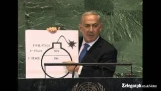 Benjamin Netanyahu draws 'red line' on Iran nuclear programme