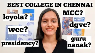 TOP 10 COLLEGES IN CHENNAI (ARTS & SCIENCE) 2021| BEST COLLEGE IN CHENNAI?