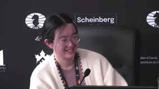 Press Conference with Tan Zhongyi  | Winner of the Women's FIDE Candidates