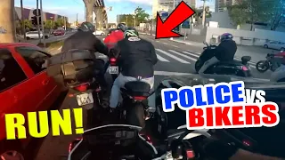 Police VS Bikers! Cops Chases Motorcycle - Best Police Compilation 2021