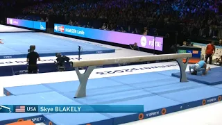 (11.966) Skye Blakely balance beam Qual/ 2023 WAG World Championships