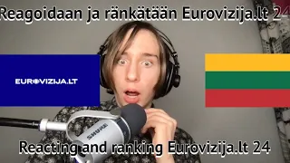 Reagoidaan ja ränkätään Eurovizija.lt 2024  - 🇱🇹 Liettuan viisukarsinta
