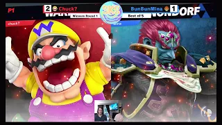 St. Kitts Skirmish 11 Losers R1 Chuck?(Wario) Vs BunBunMina(Ganondorf)