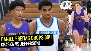 Daniel Freitag & Jefferson Get TESTED By Tough 8th Grader & Chaska!! Full Game Highlights!