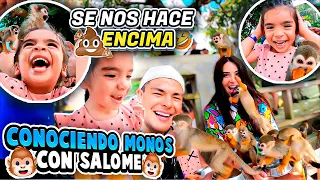 Llevamos a nuestra hija SALOMÉ a conocer MONOS😱 Carlos & Adri