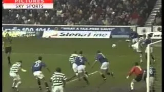 Rangers 1-1 Celtic Scottish Premier League 2001-02