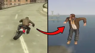 Brutal Motorcycle Crashes Ragdolls - GTA IV (Euphoria Physics)