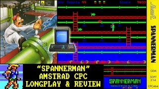 [AMSTRAD CPC] Spannerman - Longplay & Review