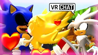 SONIC EXE AND FLEETWAY GO ON A DATE IN VR CHAT FEAT SILVER