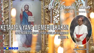 33. API KARUNIA TUHAN JILID 2 EP 33 - Renungan atas Kisah Yesus ditolak di Nazaret. Bagian 1.