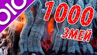 Фараонова змея из 1000 таблеток глюконата кальция!  Супер эксперимент. #olo