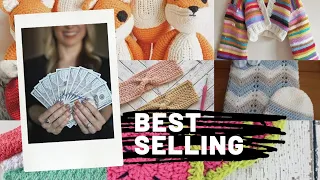 BEST SELLING CROCHET ITEMS ON ETSY 2023 // CROCHET BUSINESS🤑