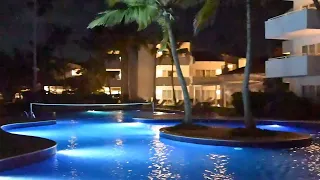 Dominican Republic | Punta Cana | Occidental Punta Cana | POV | Night Walk throughout the compound