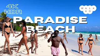Paradise Beach / Tulum 2023 (4K ultra HDR Walk)