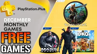 PlayStation Plus: FREE Games For December 2022! (PS+) Essential PS4/PS5