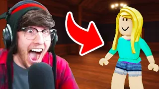 KreekCraft Trolls a Mom in Roblox Doors